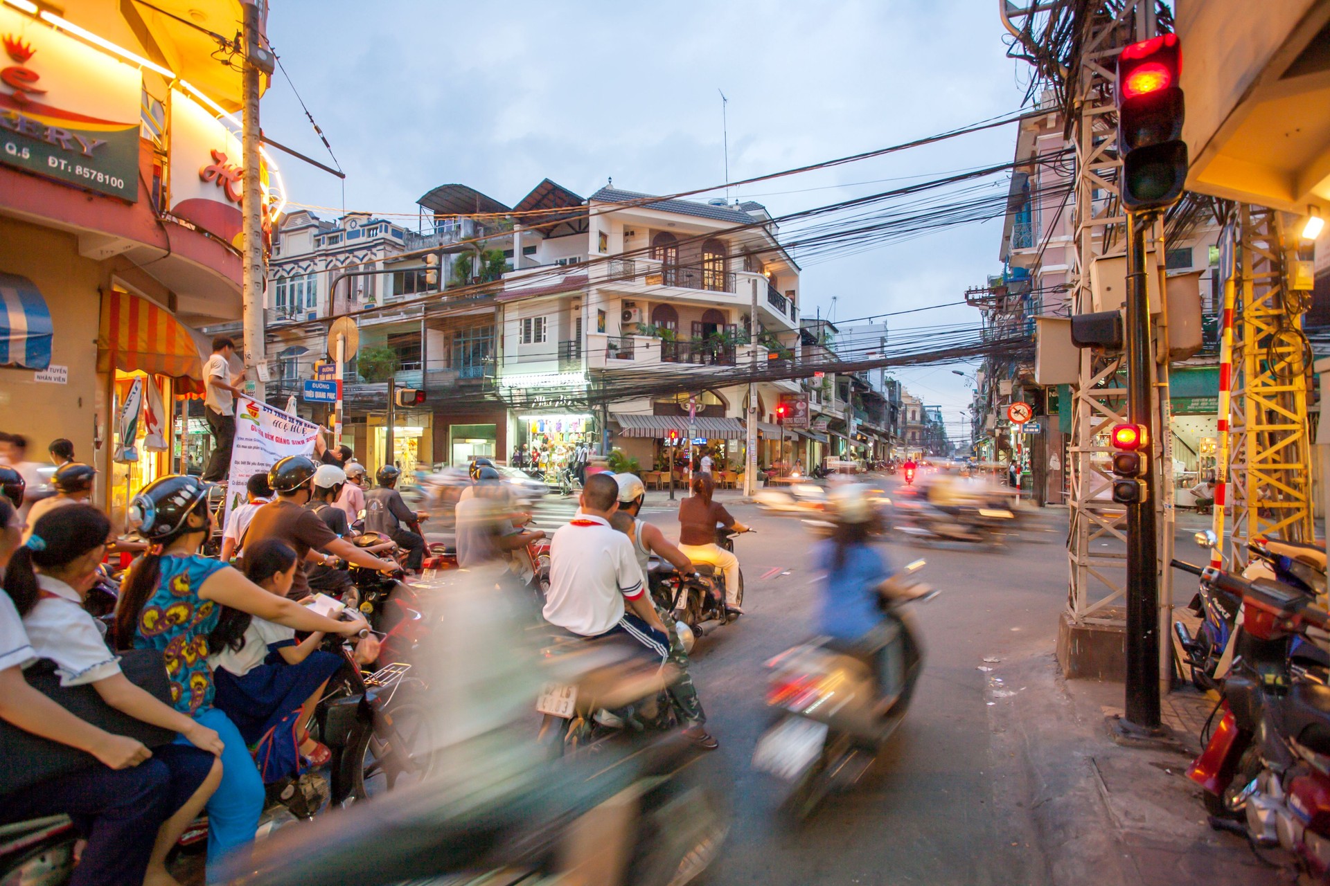 Street scene Ho Chi Minh City